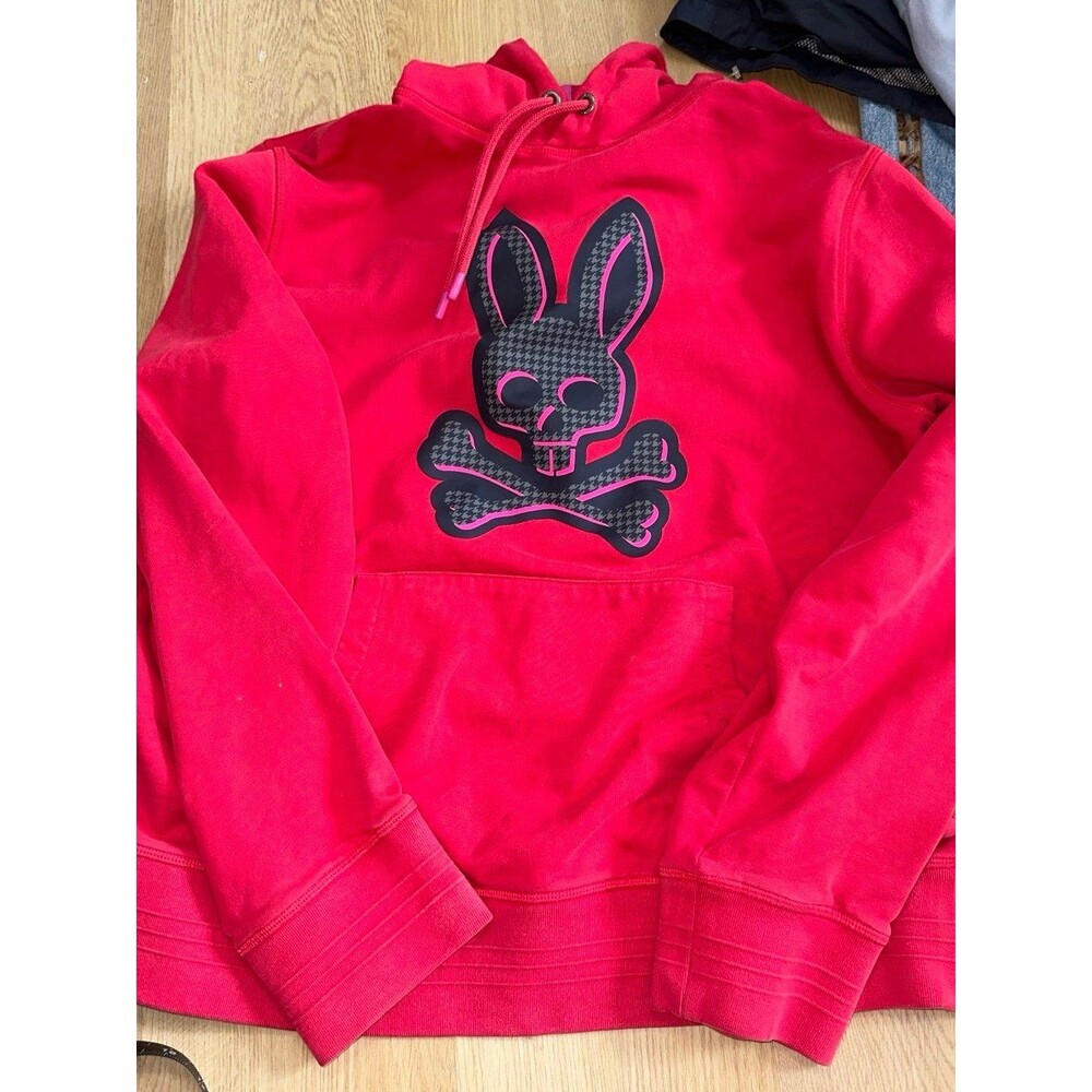 Psycho Bunny Red Hoodie